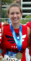 Ashley with Medal