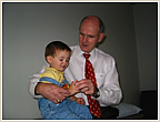 Dr. Parr with Bailey