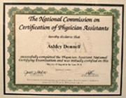 PA-Certificate